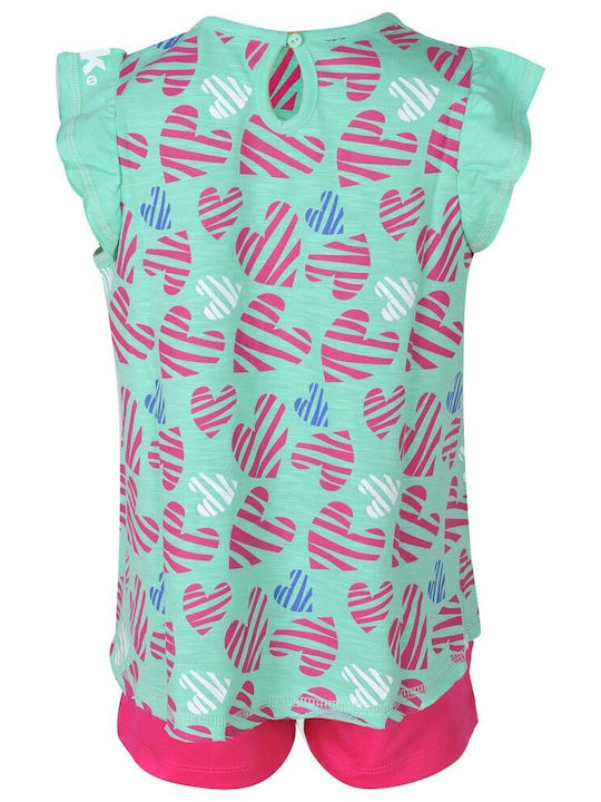 BodyTalk Kids Set with Shorts Summer 2pcs Fuchsia