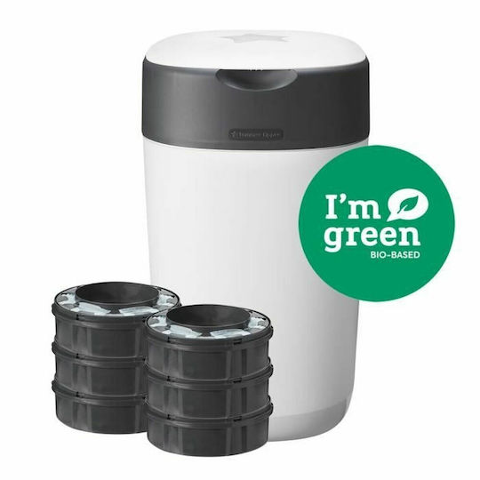 Tommee Tippee Кошове за Изхвърляне на Пелени Многоцветен 6бр
