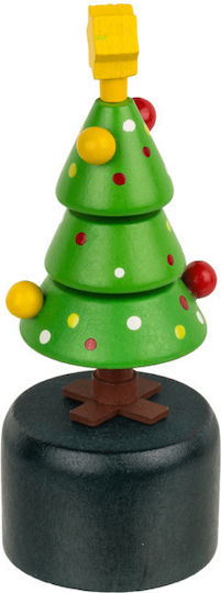 Out of the Blue Χριστουγεννιάτικη Ξύλινη Φιγούρα Μήκους 4.5εκ. Χριστουγεννιάτικο Δέντρο Μαριονέτα