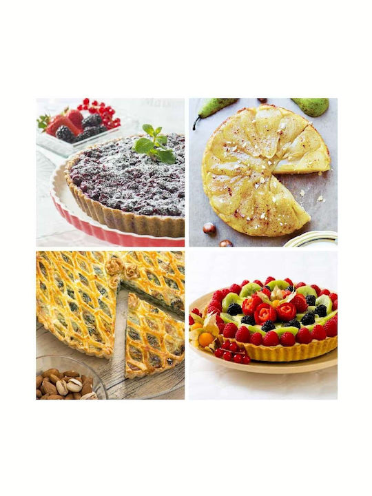 Decora Non-stick Aluminum Tart Baking Pan with Removable Bottom 25x25x3.5cm