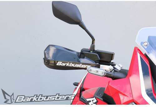 Barkbusters Motorcycle Protective Hand Guards in Silver Colour