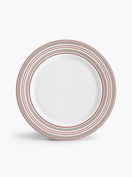 Ionia Platter Exochi 30cm Serving Platter made of Porcelain Multicolored with Diameter 30cm