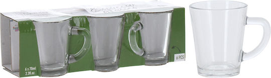Excellent Houseware Σετ Φλιτζάνια Espresso 6τμχ