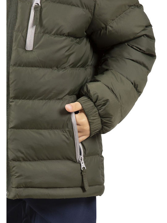Kids' Casual Jacket with Hood Khaki