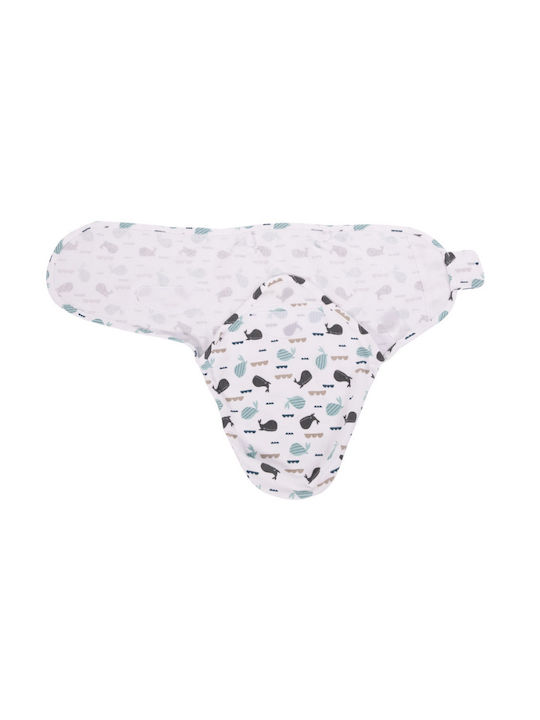 Bo Jungle Blanket Nursery Swaddling Blankets Hug Cotton White 34x60cm