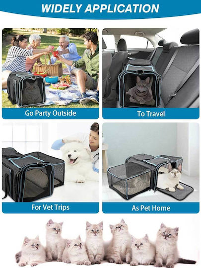 Whdpets ‎n-pp-0012 Dog/Cat Carrying Gray Trolley for 20kg Pets