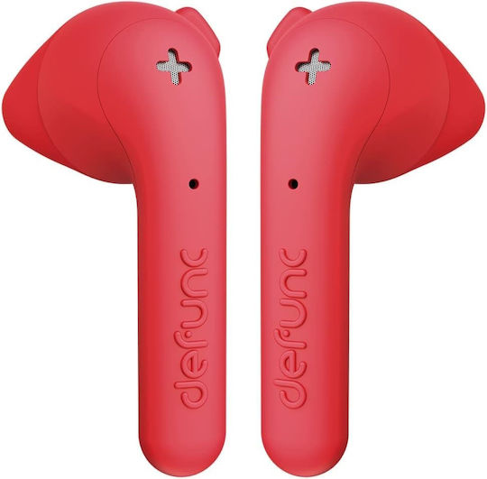 Defunc True Basic In-ear Bluetooth Handsfree Earphones with Charging Case Red