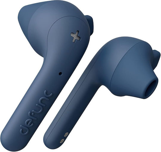 Defunc True Basic In-ear Bluetooth Handsfree Ακουστικά με Θήκη Φόρτισης Μπλε