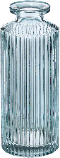 Atmosphera Σετ Βάζα Γυάλινα Single Πράσινο 5.4xΥ13.2cm 3τμχ