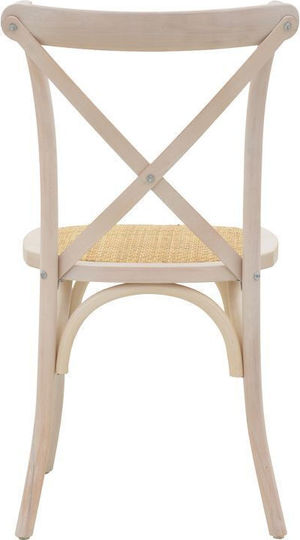 Dylon Scaune Cafe Lemn White Wash 1buc 48x52x89buc