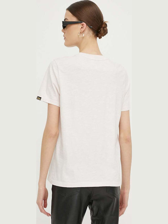 Superdry VINTAGE LOGO T-Shirt Ροζ