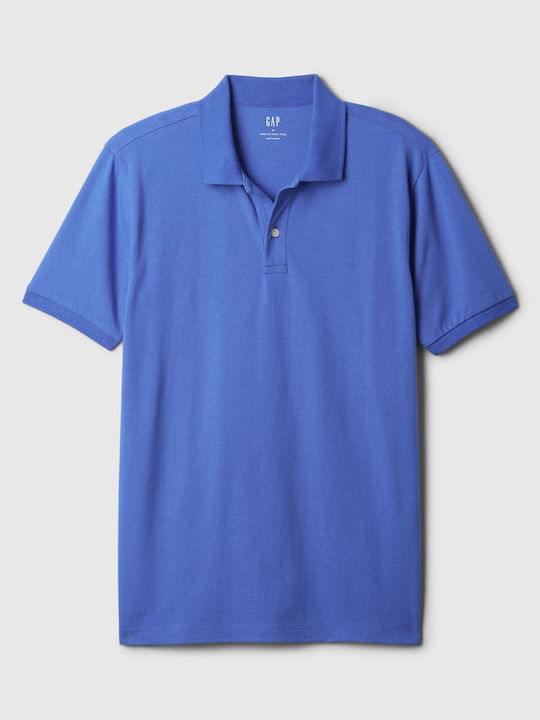 Polo Kurzarmbluse Matisse Blue