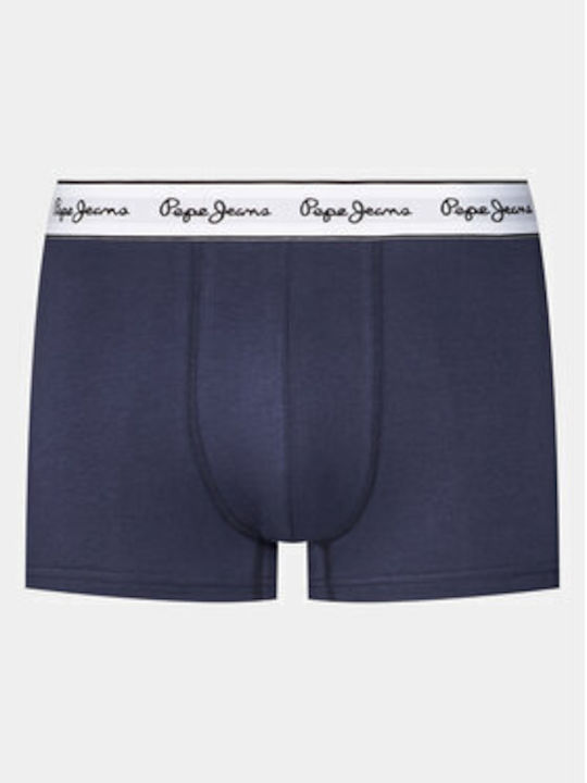 Ανδρικά Μποξεράκια Μπλε με Σχέδια 3Pack