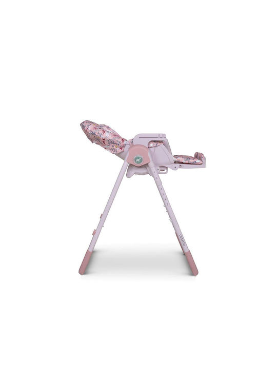 Cosatto Noodle 0+ Foldable Baby Highchair with Adjustable Height Unicorn Garden