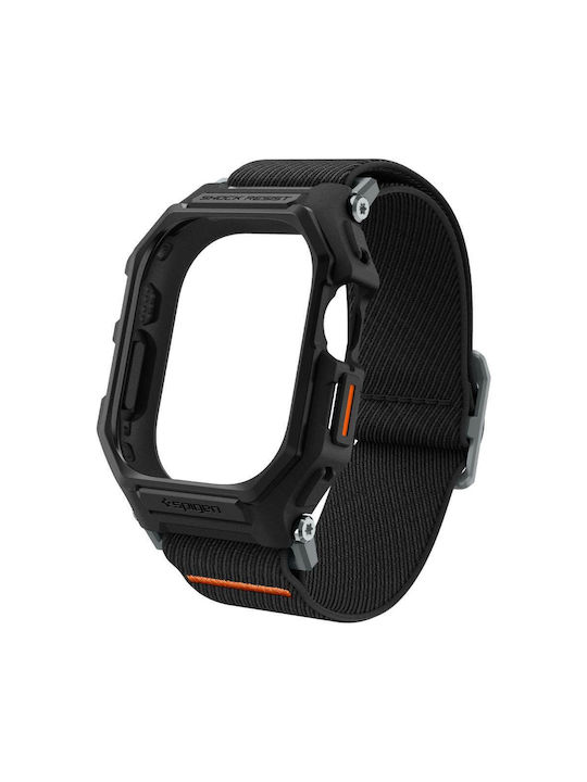 Spigen Lite Fit "Pro" Case with Strap Fabric Black (Apple Watch Ultra 1 / 2)