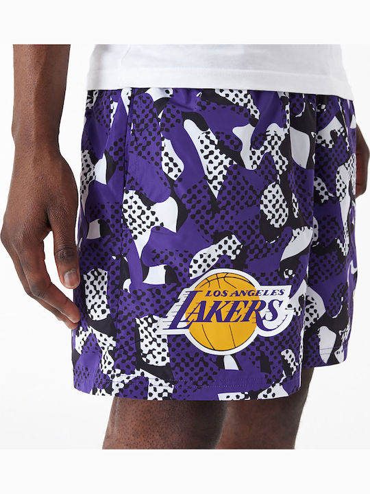 New Era Sportliche Herrenshorts Lila