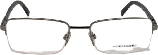 Burberry Metal Eyeglass Frame Silver BE1109 1006