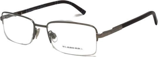 Burberry Metal Eyeglass Frame Silver BE1109 1006