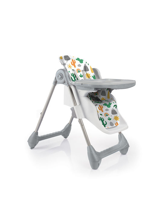 Dolu Deluxe Scaun Înalt De Masă Bebe Pliabil Cu Înălțime Reglabilă Multicolor