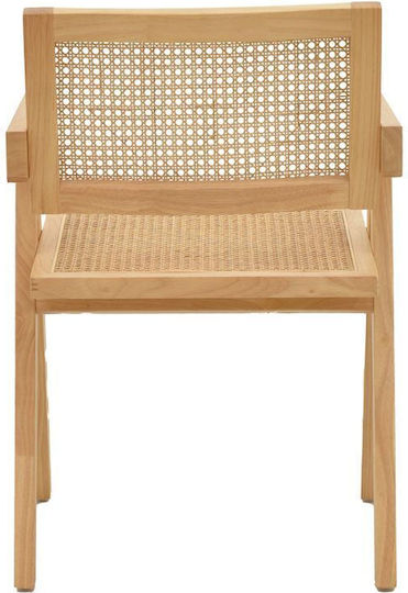 Kalen Πολυθρόνα Τραπεζαρίας Ξύλινη Φυσικό 52x59x79εκ.
