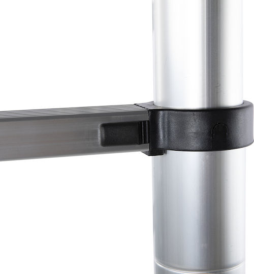 Detoolz Scara telescopică Aluminiu 14 Scări cu înălțime maximă de 4.4m