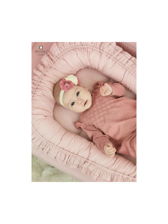 MimiNu Baby Nestkissen Powder Pink