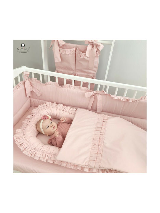 MimiNu Baby Nestkissen Powder Pink