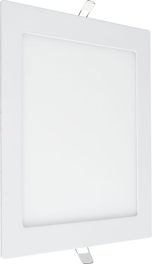 GloboStar Recessed LED Panel 20W 22.5cm GloboStar Recessed LED Panel 20W 22.5cm