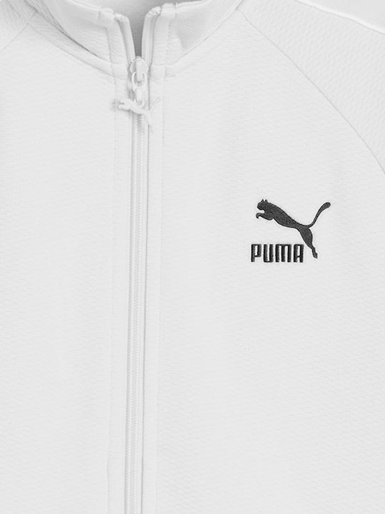 Puma Women's Short Sports Jacket for Winter Puma White