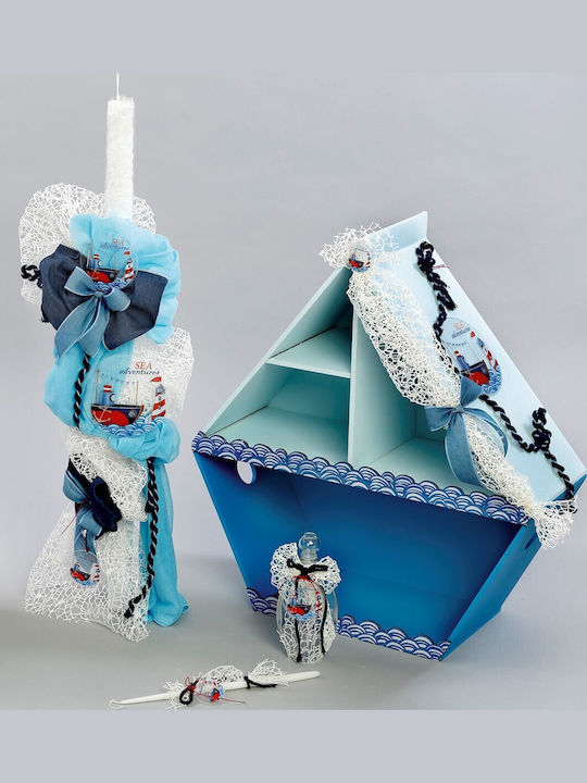 Guy Laroche Little boat Baptism Package with Theme Navy