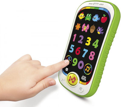 Kids Hits Phone Toy Εκπαιδευτικό Τηλέφωνο Χαρούμενη Αρίθμηση (Μιλάω Ελληνικά) with Music, Light, and Sounds for 24++ Months