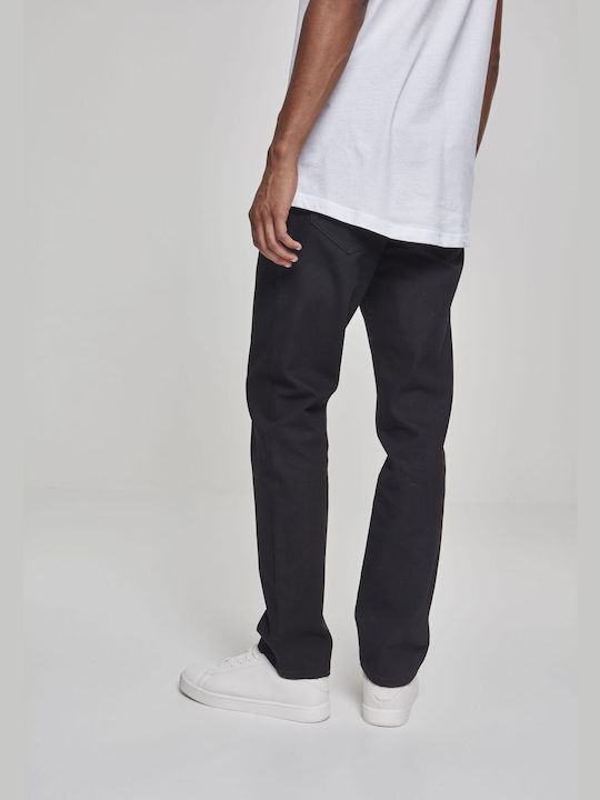 Urban Classics Pantaloni pentru bărbați cu Croială Relaxată Negru