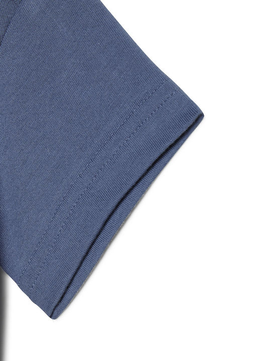 Παιδικό Σετ με Σορτς Καλοκαιρινό 2τμχ Navy Blue/Grey Melange Essentials