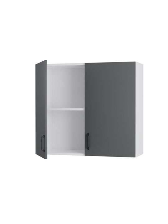 Modest Cabinet Wall Charcoal 80x30x72pcs