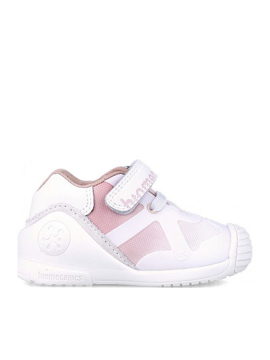 Kinder Sneakers mit Klettverschluss Weiß