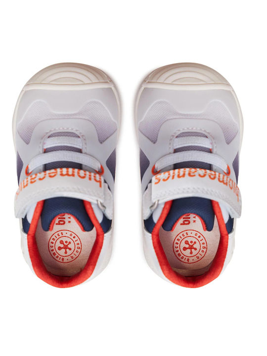 Kids Sneakers with Scratch White