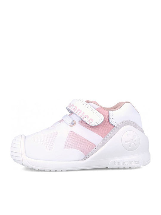 Kinder Sneakers mit Klettverschluss Weiß