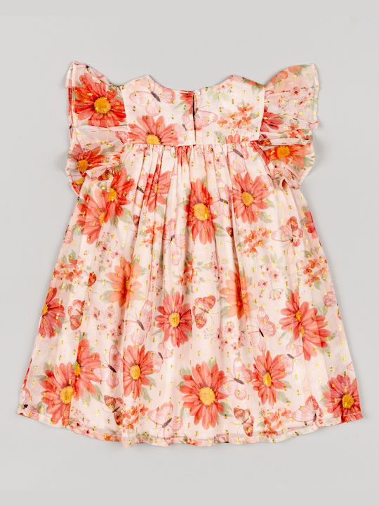 Losan Kids Dress Floral Somon