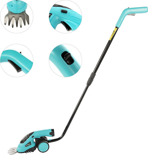 Detoolz Foarfecă de gard viu Baterie 3.6V Telescopice cu Lungimea Lamei 8cm