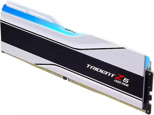 G.Skill Trident Z5 Neo RGB 48GB DDR5 RAM with 2 Modules (2x24GB) and 6400 Speed for Desktop