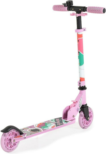 Byox Kids Foldable Scooter Miracle 2-Wheel for 3+ Years Pink