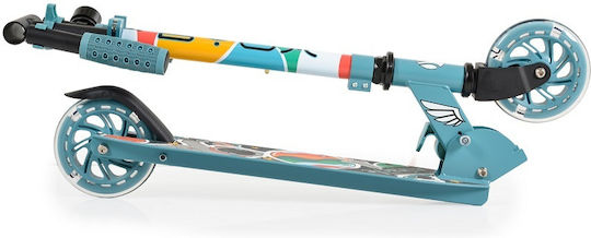 Byox Kids Foldable Scooter Miracle 2-Wheel for 3+ Years Blue