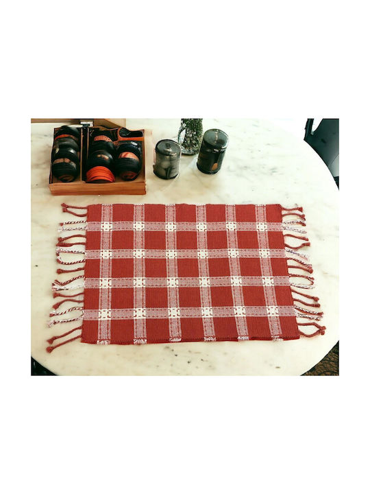 Linea Home Σουπλά Υφασμάτινο Κόκκινο 48x33cm