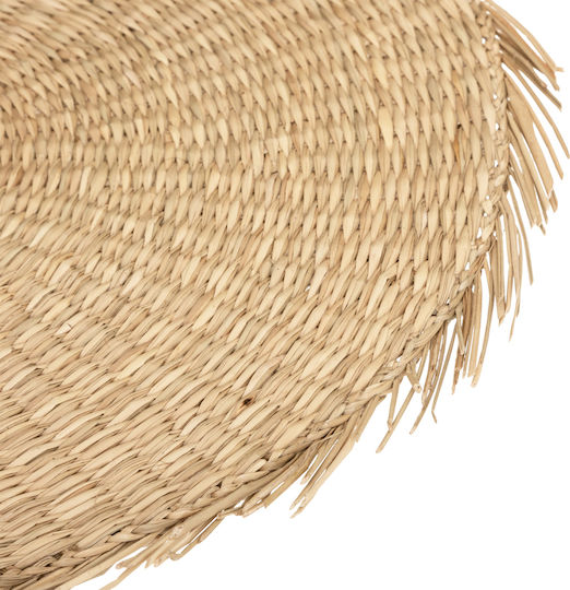 Atmosphera Cuba Round Wicker Beige Placemats 38cm