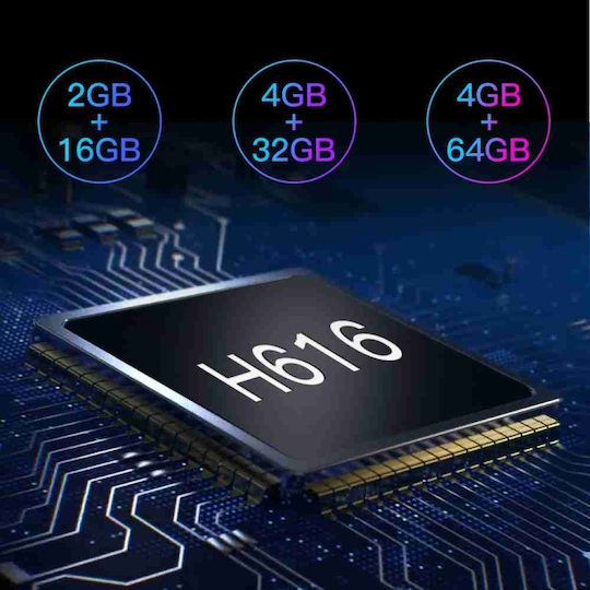 TV Box GEDA005696603AR 6K UHD with WiFi 4GB RAM and 64GB Storage Space with Operating System Android 12.0