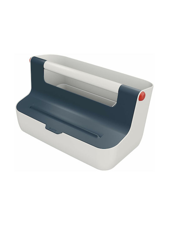 Leitz Kunststoff Aufbewahrungsbox mit Deckel Gray 21.4x19.6x36.7cm 1Stück