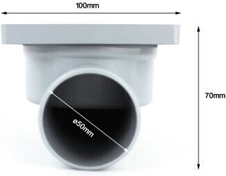 Inter Ceramic Stainless Steel Siphon Floor White