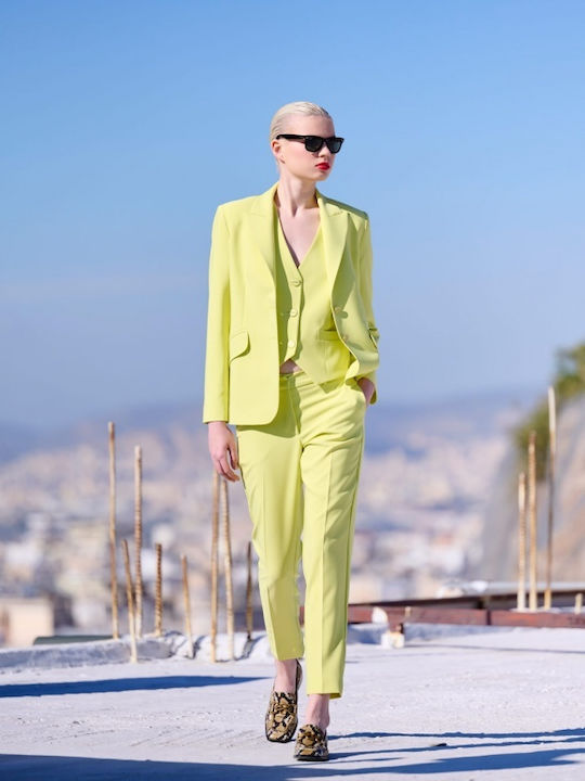 Matis Fashion Blazer pentru femei Sacou Verde
