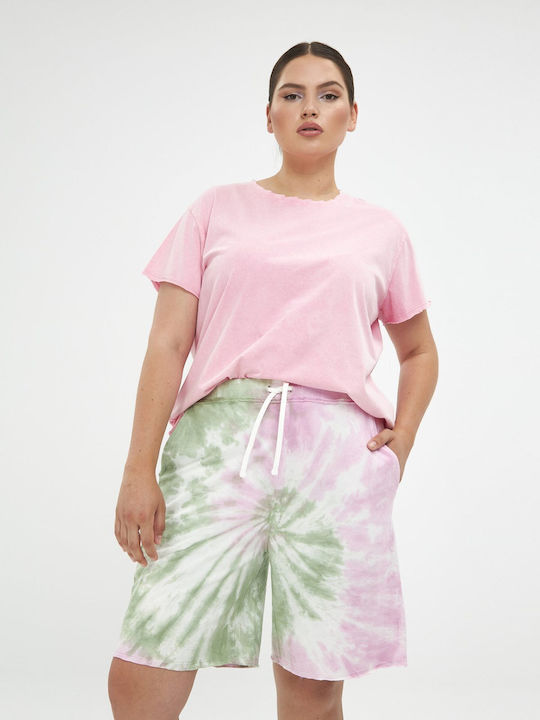 Mat Fashion Women's Bermuda Shorts Pink