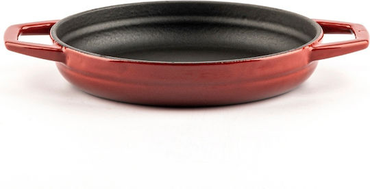 Hosse 19cm aus Gusseisen mit Emaillebeschichtung